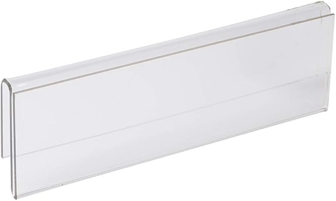 Acrylic Partition Name Plate Holders - Image 2