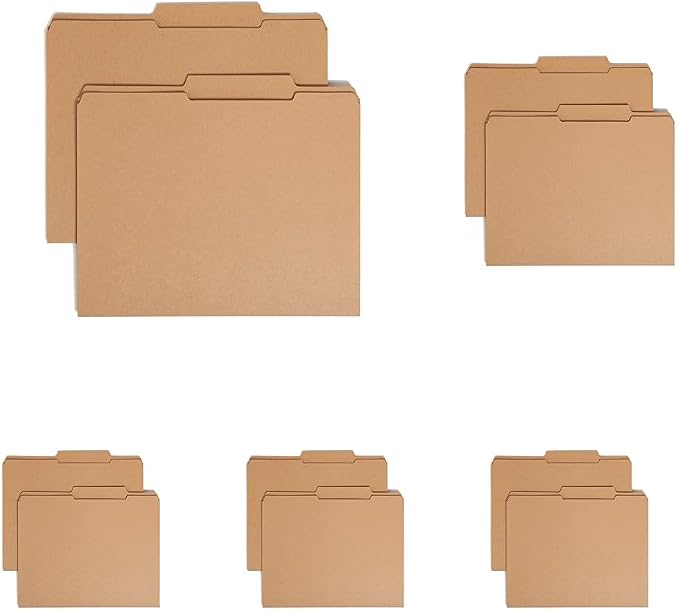 Smead File Folder, Reinforced 2/5-Cut Tab Right of Center, Guide Height by SMEAD