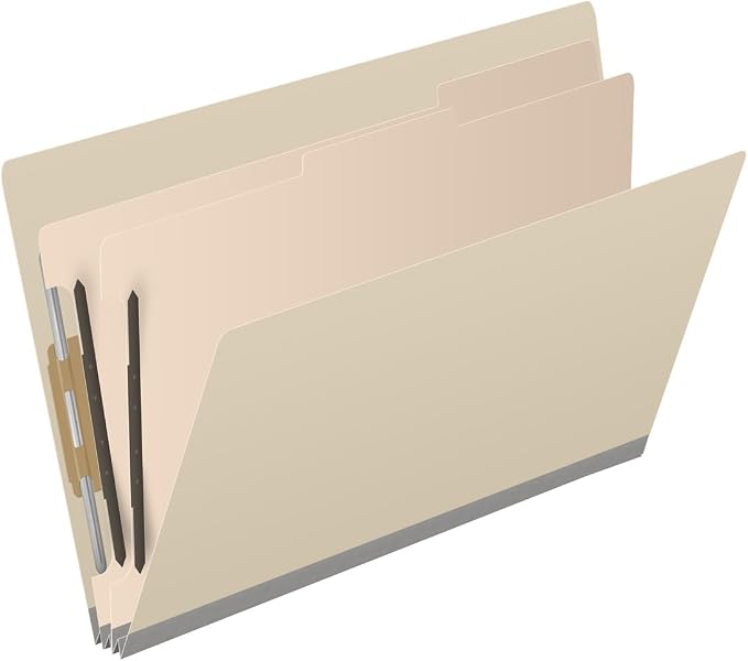 Ecom Folders Manila Classification Folders | Legal Size 18 Pt Manila Stock - Image 2