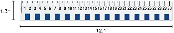 hand2mind 12 inch Flexible Safe-T Plastic Beginner Rulers - Image 3