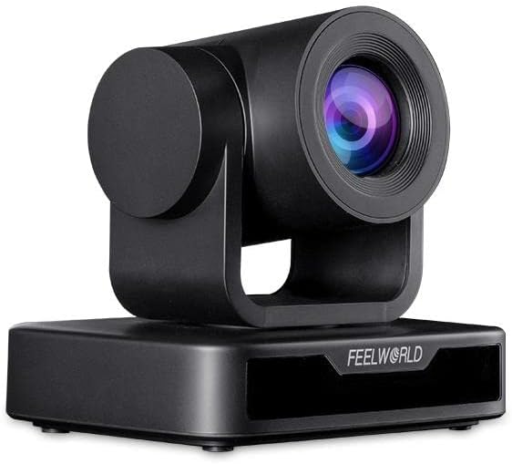 FEELWORLD USB10X USB PTZ Video Conference Camera with 10X Optical Zoom 1080P for Live Streaming Church Business Education Medical Conference Room Camera System-DeskLoop Office