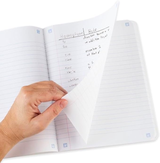 Five Star Composition Book + Study App, 12 Pack, Wide Ruled Paper, 7-1/2" x - Image 4