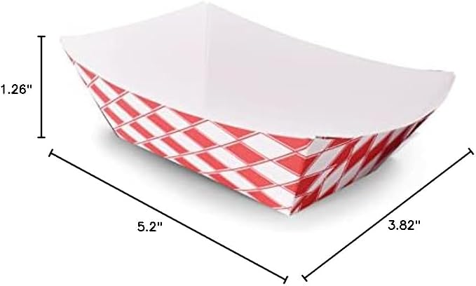 Case of 1000 Paper Food Trays - Image 3