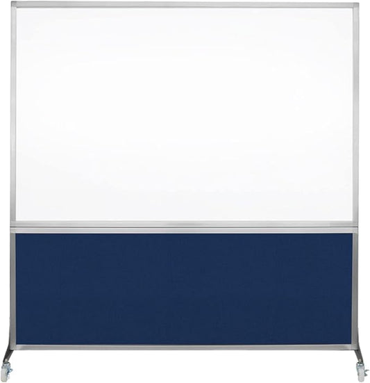 DivideWrite Mobile Whiteboard | Double Sided Dry Erase Board | Portable Office by VERSARE