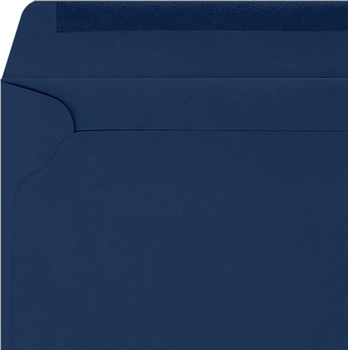 LUXPaper 9 x 12 Booklet Envelopes | Navy Blue | 80lb. Text | 50 Qty - Image 4