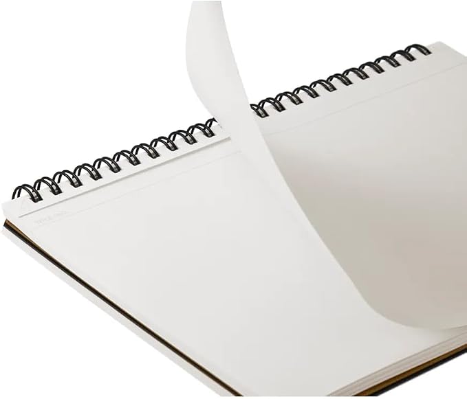Maruman Mnemosyne Grid Notebook- Horizontal A5 Layout, 5.83" x 8.27", 70 Sheets - Image 5