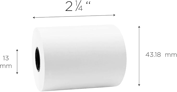 Karat 2 1/4" x 85' - 50 Rolls Thermal Paper Rolls - Phenol Free, BPA Free - Ideal for POS Receipt Printers, Cash Registers, Credit Card Machines, Mobile Printers - GS-TR225085-PF-DeskLoop Office