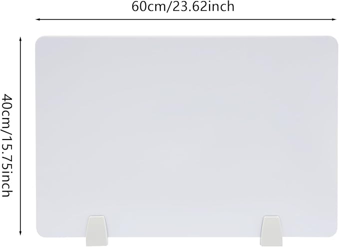 4PCS Desk Dividers Office Partitions, Privacy Desk Panel Protective, Acrylic - Image 4