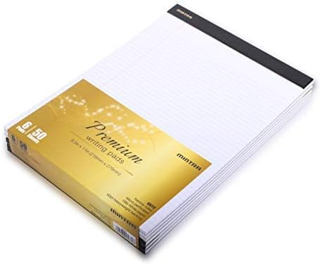 Mintra Office White Legal Pads – Ruled Notepads and Micro-Perforated Sheets - Image 3