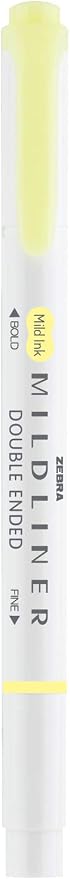 Zebra Pen Mildliner Dual-Tip Highlighters, Broad and Fine Tips, No Bleed - Image 2