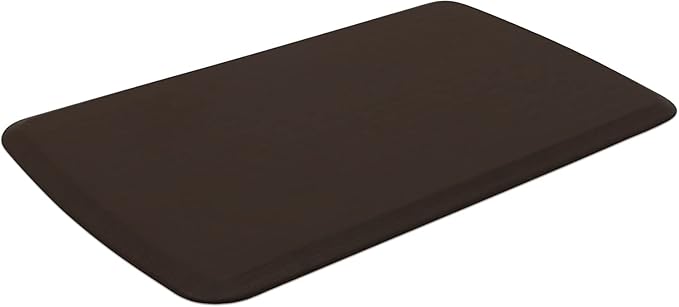 GelPro Linen Truffle Elite Premier Gel & Foam Anti-Fatigue Kitchen Floor Comfort Mat, 20" x 36"-DeskLoop Office