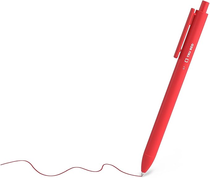TRU RED Retractable Gel Pens, Medium Point 0.7mm, 24 Pack – Quick‑Dry Pens - Image 3