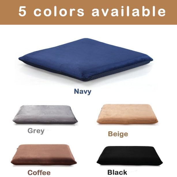 Augld Square Chair Seat Cushion Memory Foam Chair Cushion - Image 3