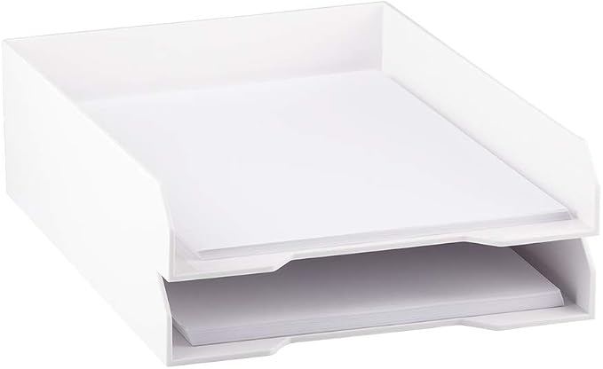 JAM PAPER Stackable Paper Trays by JAMPaper