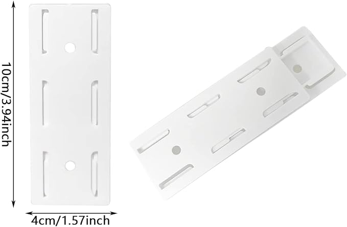 12 PCS Adhesive Punch Free Socket Holder, Self-Adhesive Desktop Socket Fixer - Image 2