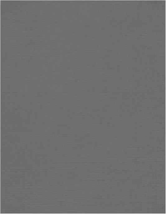 LUXPaper 8.5" x 11" Cardstock | Letter Size | Sterling Gray Linen | 100lb. by LUXPaper
