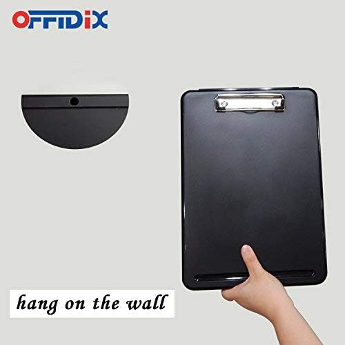 OFFIDIX Clipboard Storage Box, Plastic Paper Holder Storage Clip Board Ideal - Image 5