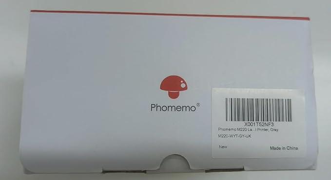 Phomemo M220 Label Maker, Bluetooth Barcode Label Printer, Thermal Sticker Maker Machine for Barcode, Address, Tag Labeling, Compatible with Phone & Laptop-DeskLoop Office