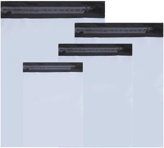 120 Pcs Poly Mailer Envelope 4 Sizes Shipping Bags Self Adhesive Clasp Envelope by Unknown