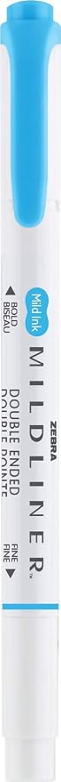 Zebra Pen Mildliner Dual-Tip Highlighters, Broad and Fine Tips, No Bleed - Image 2