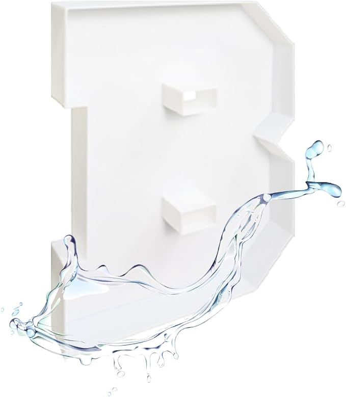 Plastic Fillable Letter Charcuterie Box, 10in Reusable Alphabet Shaped Tray - Image 6