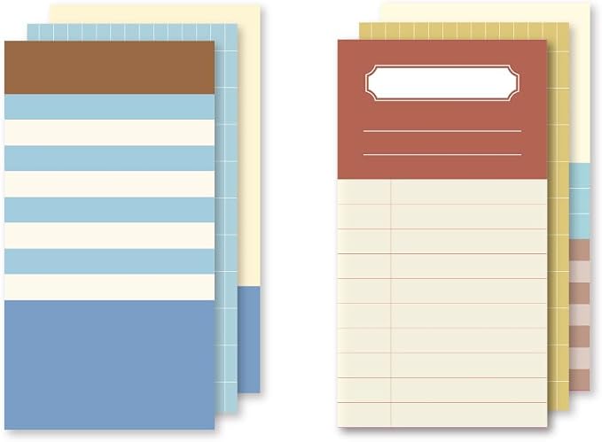 Monolike Triple Memopad Plan 2P B Set by Onlythingsilike