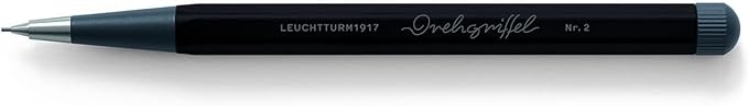 LEUCHTTURM1917 - Drehgriffel Mechanical Pencil - Refillable Writing Stylus with 0.7 mm HB Graphite Lead (Black)-DeskLoop Office