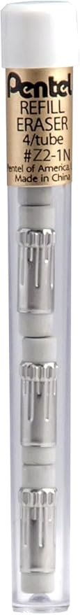 Pentel Mechanical Pencil Eraser Refills, 20 Erasers - Image 2