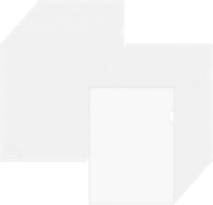 ViVin 36-Pack Sturdy Clear Folders by ViVin