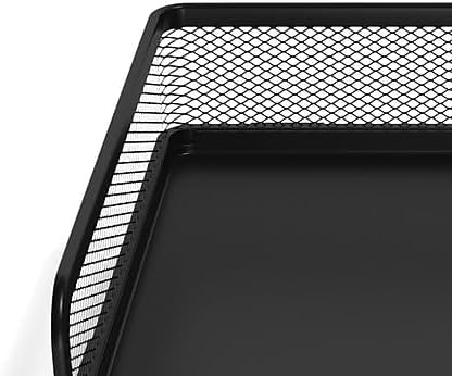 TRU RED Side‑Load Stackable Metal Letter Tray, Matte Black, 4/Carton – - Image 5