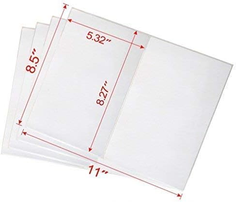Shipping Labels with Rounded Corner, 8.5 x 5.5 Inches Half Sheet Self Adhesive - Image 3