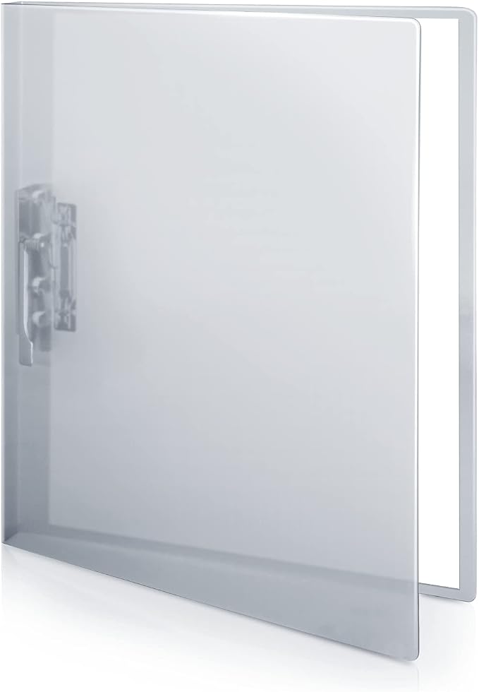 CRANBURY Punchless Clamp Binder, Ringless Binder Holds 100 Letter Size Pages by CRANBURY