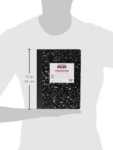School Smart Hard Cover Composition Book, 9-3/4 x 7-1/2 Inches, 100 Sheets - Image 11