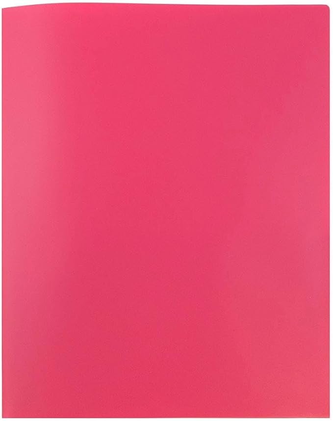 JAM PAPER Plastic 2 Pocket POP Folders - Image 4