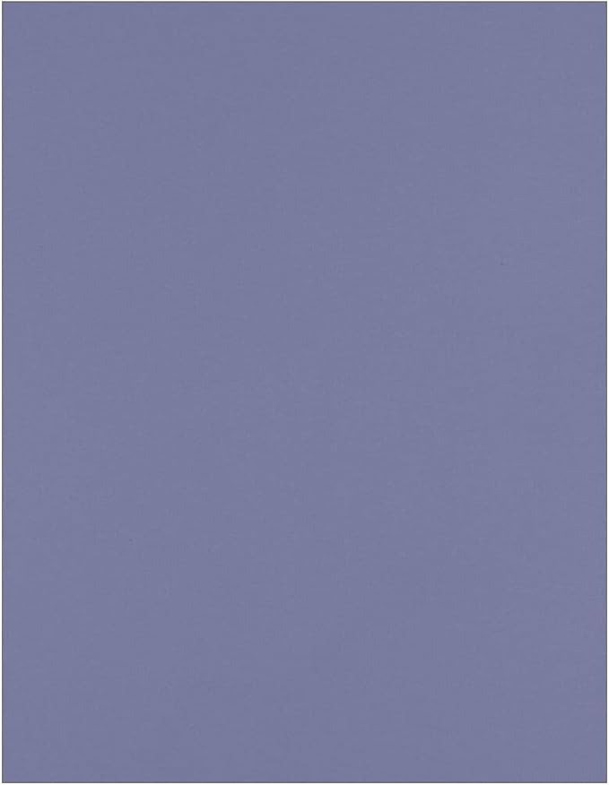 LUXPaper 8.5" x 11" Paper | Letter Size | Wisteria Purple | 80lb. Text | 50 Qty by LUXPaper