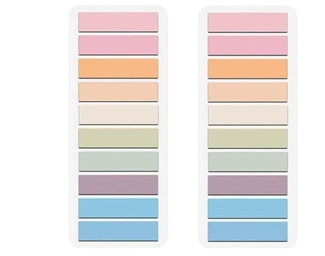 400 Pcs Sticky Index Tabs Small Sticky Notes Book Tabs, Tabs by Unknown
