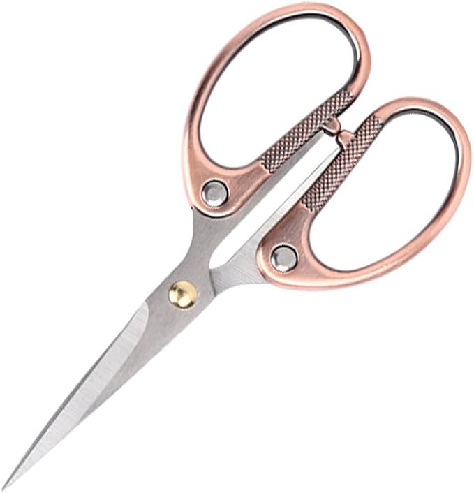 5" All Stainless Steel Office Scissors, Ultra Sharp Blade Shears, Sturdy Sharp by Aesosor