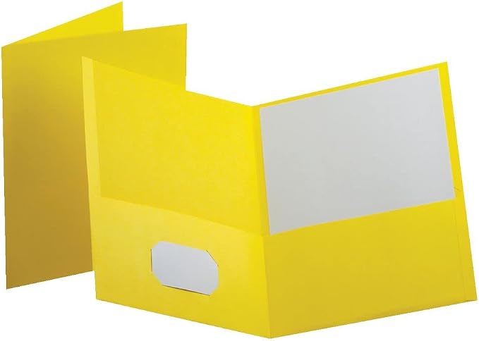 Oxford Twin-Pocket Folders, Textured Paper, Letter Size, Holds 100 Sheets - Image 10