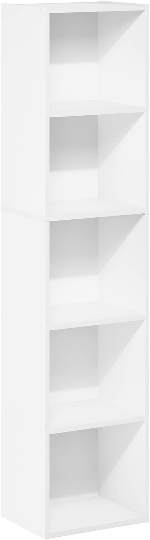 Furinno PASIR Book Shelf, 5-Tier Modern Bookshelf, Open Shelves Bookcase 9 x 12 - Image 8