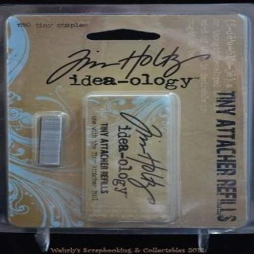 Tim Holtz Idea-ology Metal Tiny Attacher Refills, Box of 1550 Staples, .25 - Image 4