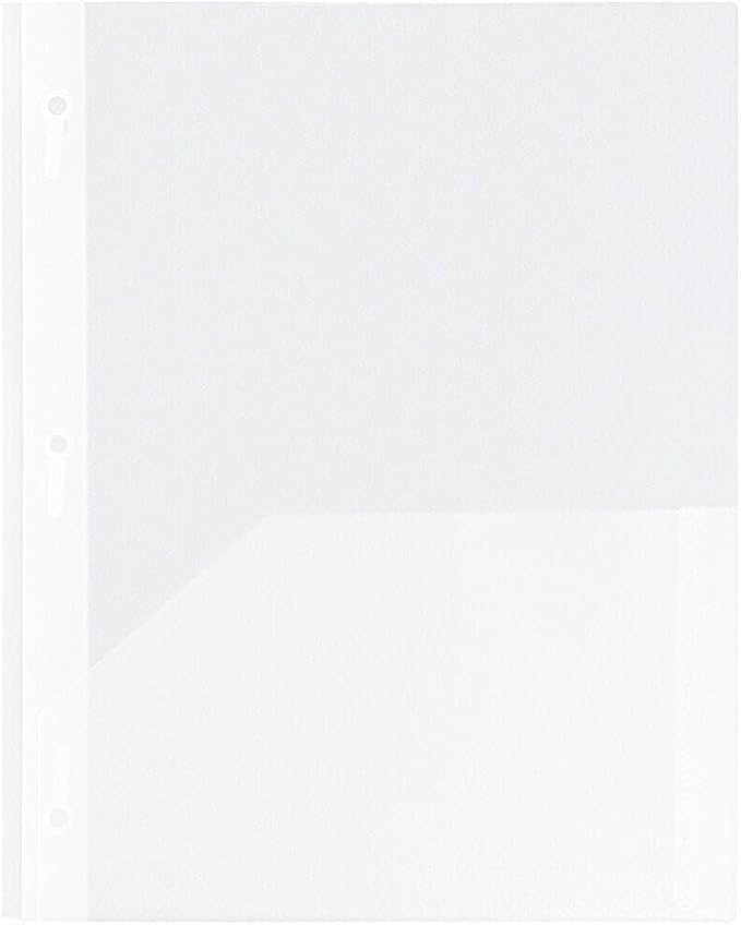 JAM PAPER Plastic 2 Pocket POP Folders - Image 4