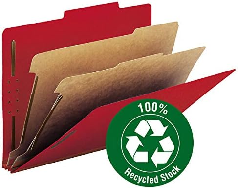Smead Value Filing 100% Recycled Pressboard Classification File Folder - Image 3