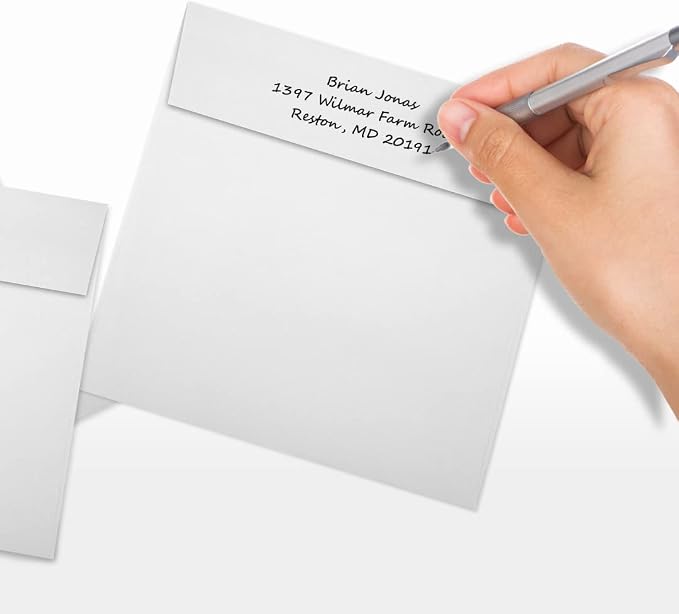 LUXPaper Square Invitation Envelopes | Peel & Press | 6 1/2" x 6 1/2" | Bright - Image 6