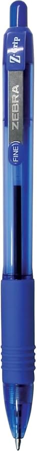Zebra Pen Z-Grip Retractable Ballpoint Pen, Smooth-Flowing Ink, Fine Point - Image 2