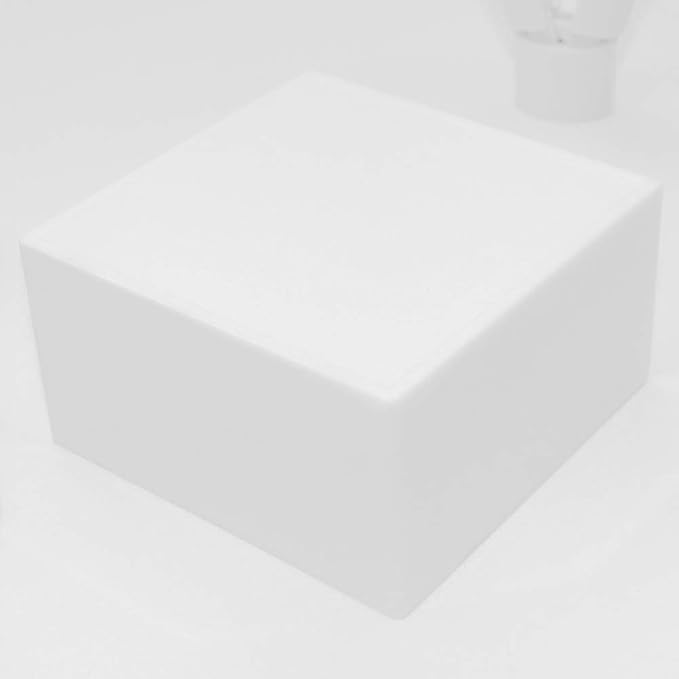 White Memo Holder 3 x 3 PS Notepad Organizer Sticky Notes Cube Holder - Image 3