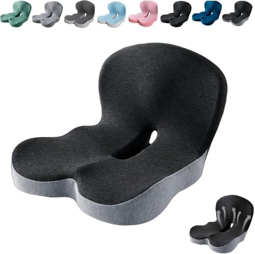 Orthopedic Cushion, Ergonomic Memory Foam L-Shaped Integrated Seat Cushions by Unknown