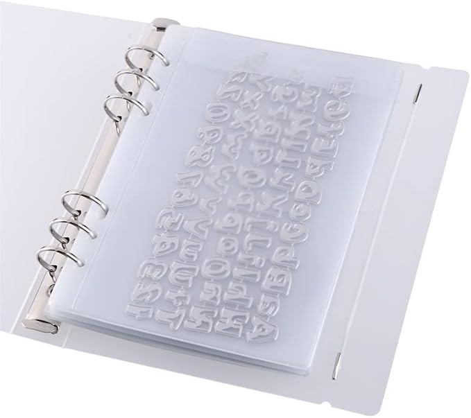10 Pack A5 Size Plastic Binder Pockets, 6 Holes Waterproof PVC Folders Loose - Image 7