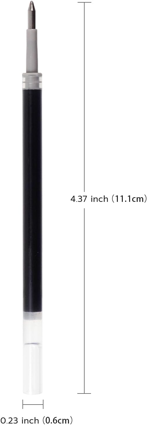 WRITECH Liquid Gel Pen Refills: Fine Point 0.7mm Black Ink Refill - Image 4