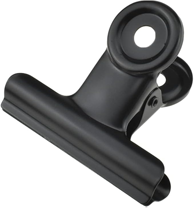HAHIYO 2inch Black Bulldog Clips Metal File Hinge Binder Clips Clamps Save by HAHIYO