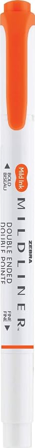Zebra Pen Mildliner Dual-Tip Highlighters, Broad and Fine Tips, No Bleed - Image 2